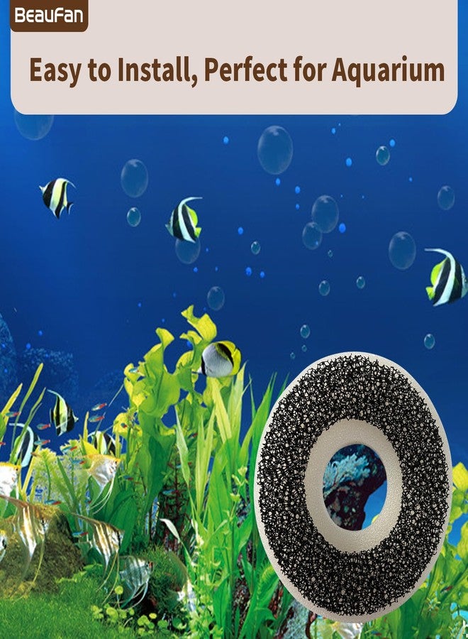 beaufan Compatiable Foam and Carbon Rings Set Replacement for All Biorb Aquariums, Carbon Filter* 10 Pack, Foam Filter*10 Pack, Air Stone*6 Pack - Image 5